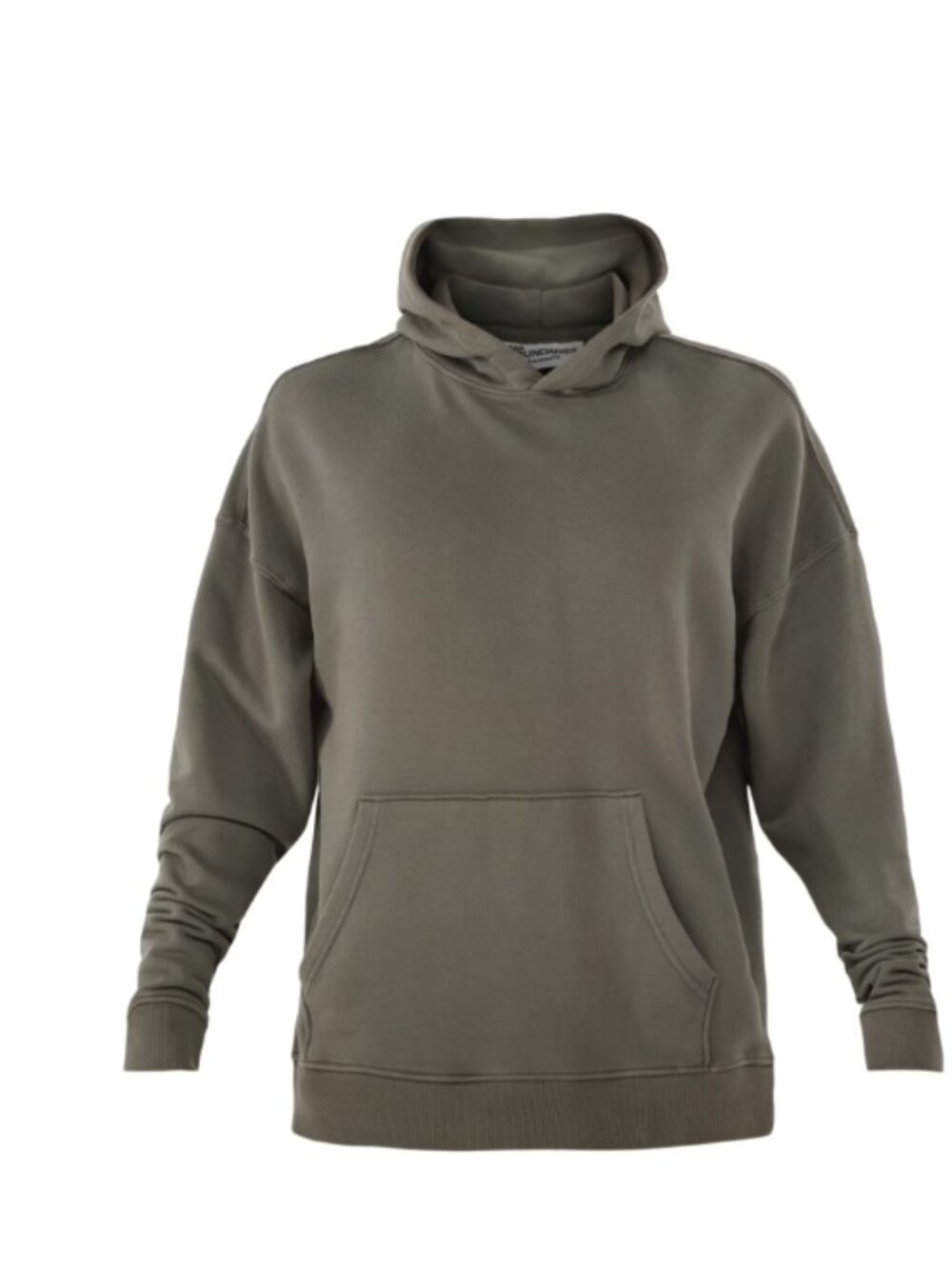 No Boundaries Oversized Fleece Hoodie Men Green Midnight Pullover